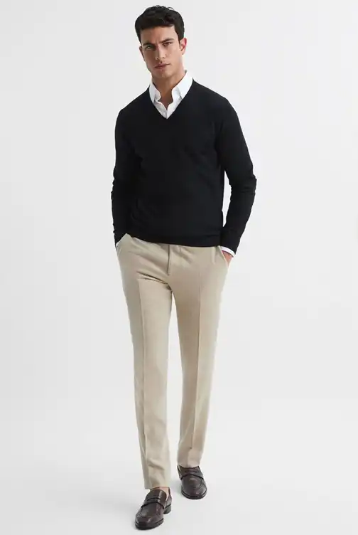 Kemeja Putih dan Sweater Kemeja Putih dan Sweater